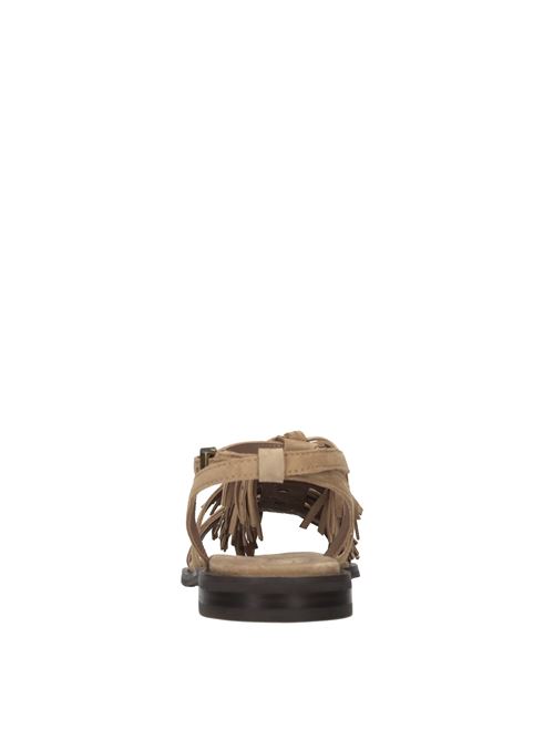 Sandali flat in camoscio ASH | PANIC03MOKA MOU